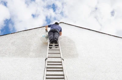 Peinture extérieure au Fieu — façades et ravalement
